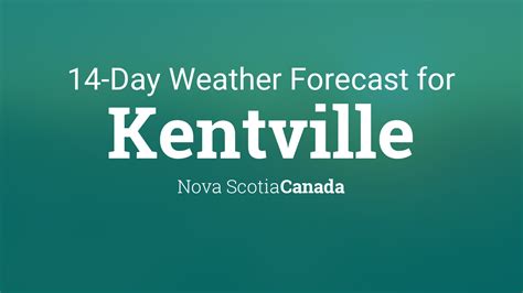 Weather Today for Kentville, Nova Scotia, Canada 